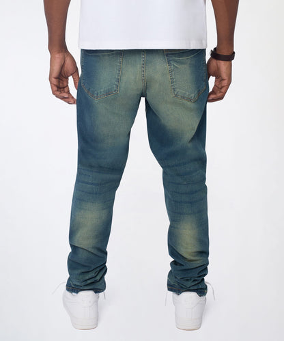 Reason Clothing Best Price | Everyday Distressed Skinny Jeans - Vintage Blue