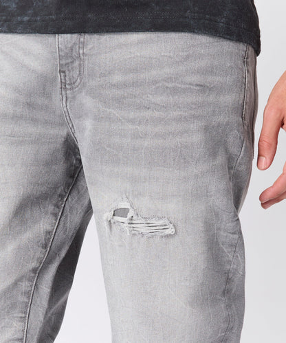 Reason Clothing New | Men's Skinny Denim Pant - Grey