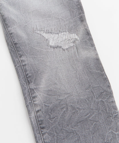 Reason Clothing New | Men's Skinny Denim Pant - Grey