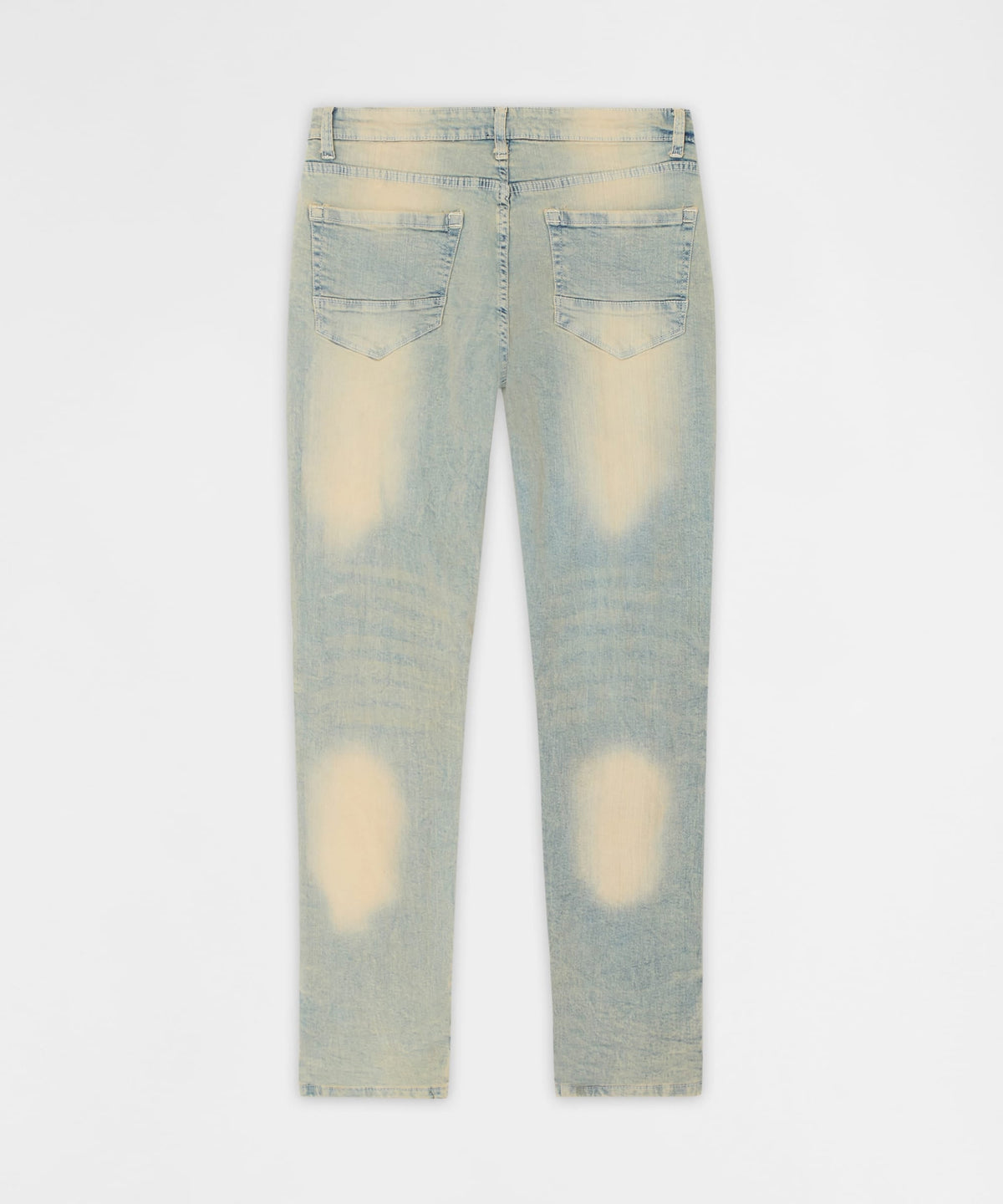 Reason Clothing Everyday | Ladder Distressed Skinny Jeans - Light Blue