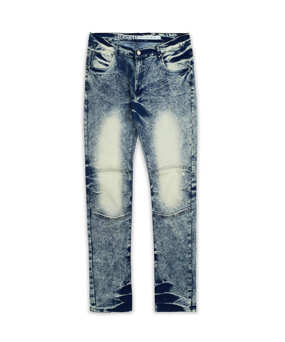 Reason Clothing Top Pick | Overdrive Moto Plus Size Jeans - Blue