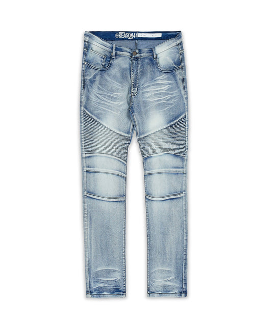 Reason Clothing Recommended | Plus Size Pines Denim Jeans - Blue