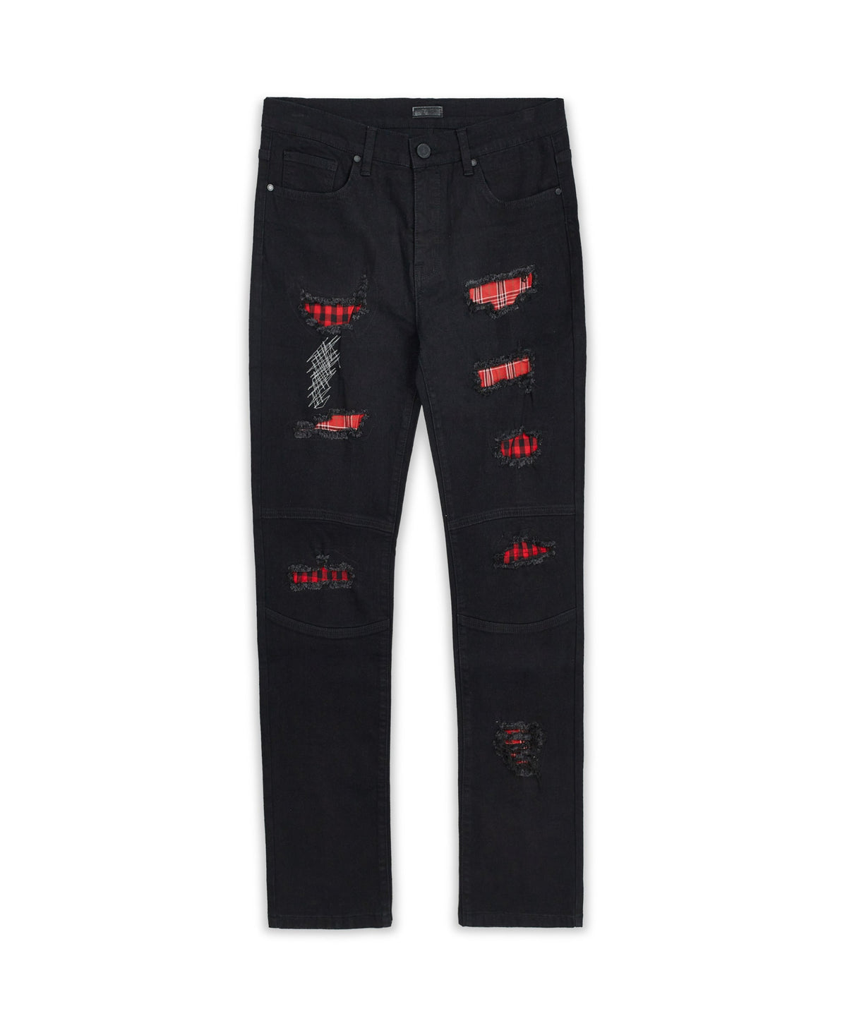 Reason Clothing Signature | Vice Distressed Plus Size Denim Jeans - Blue