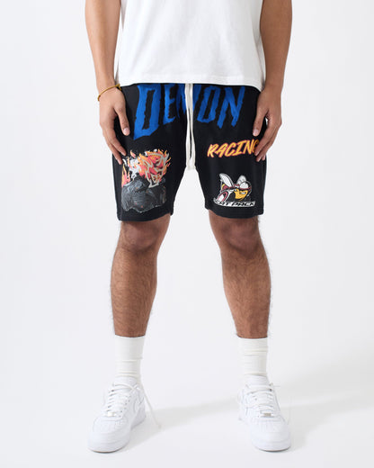 Reason Clothing Quality | Dodge Demon Fleece Short - Black