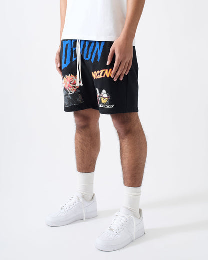 Reason Clothing Quality | Dodge Demon Fleece Short - Black