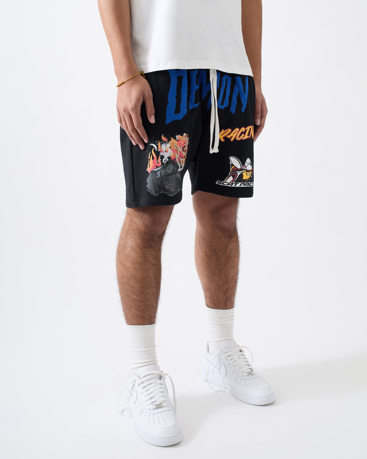 Reason Clothing Quality | Dodge Demon Fleece Short - Black