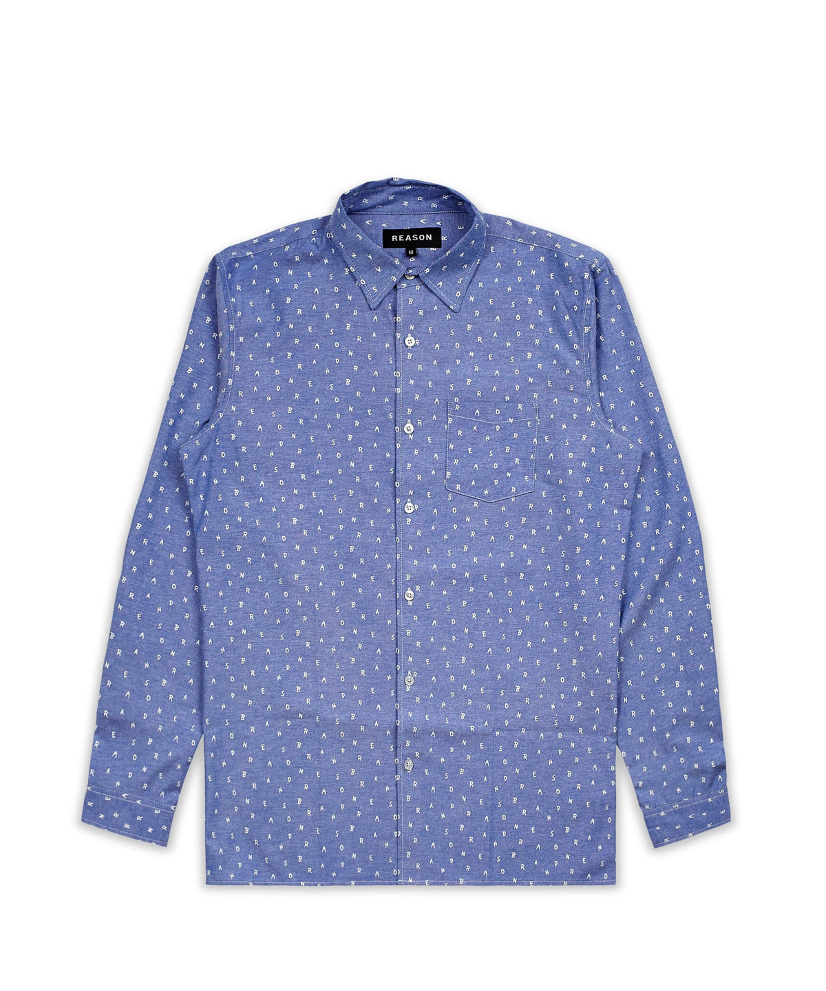 Reason Clothing Sale | Reason Long Sleeve Oxford Shirt