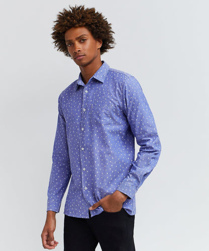 Reason Clothing Sale | Reason Long Sleeve Oxford Shirt