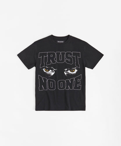 Reason Clothing Featured | Trust No One Short Sleeve Tee - Black