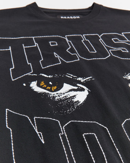 Reason Clothing Featured | Trust No One Short Sleeve Tee - Black