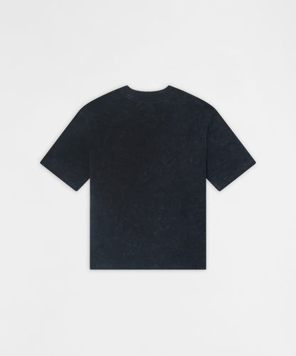 Reason Clothing Sale | Scarface City Skyline Washed Tee - Black