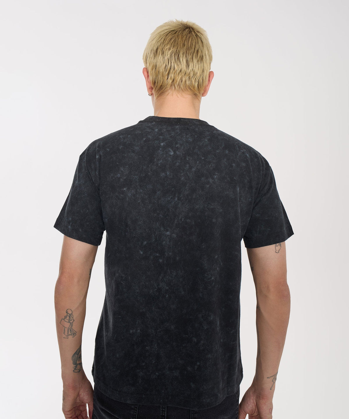Reason Clothing Sale | Scarface City Skyline Washed Tee - Black