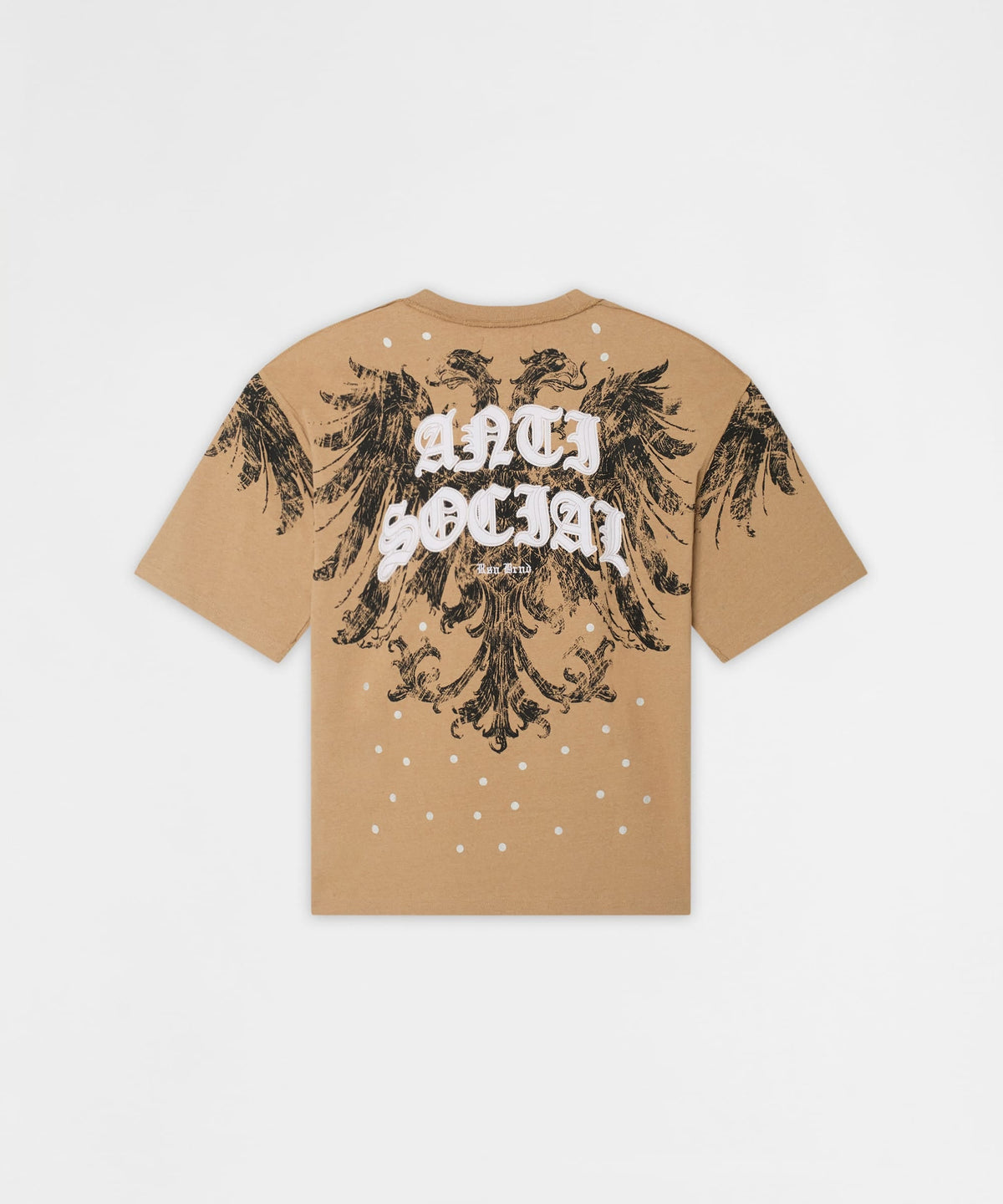 Reason Clothing Featured | Mindset Applique Washed Short Sleeve Tee - Khaki