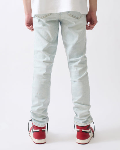 Reason Clothing Smart Buy | Ice Distressed Skinny Jeans - Blue