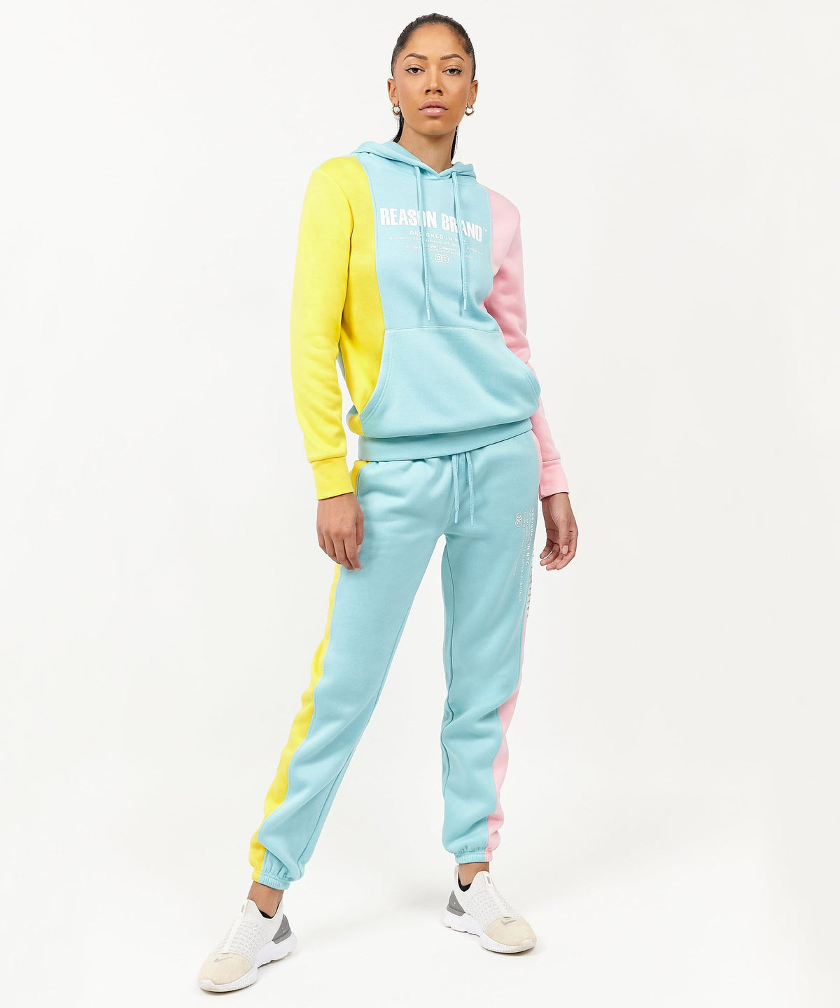 Reason Clothing Popular | Womens Blocked Joggers