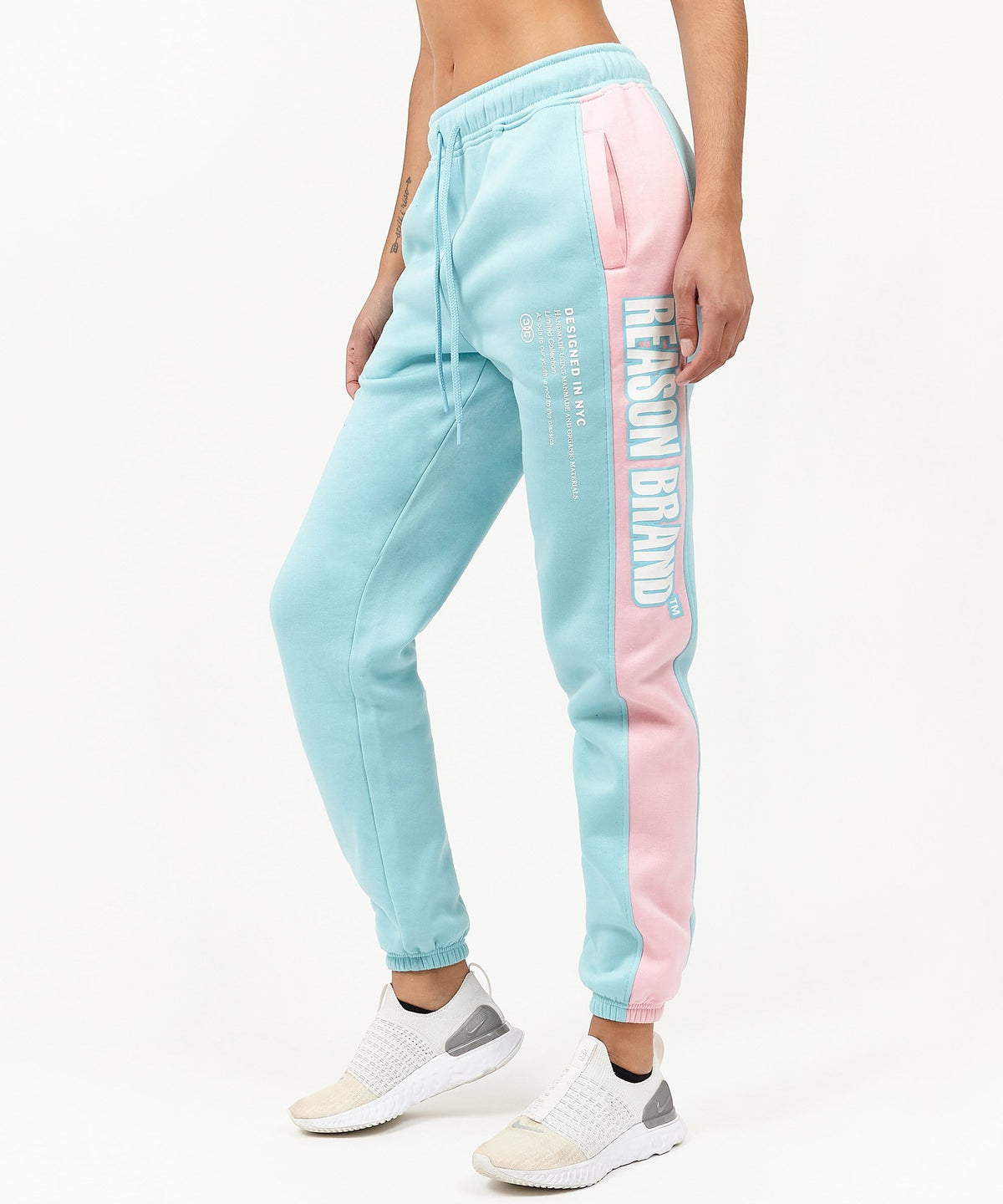Reason Clothing Popular | Womens Blocked Joggers