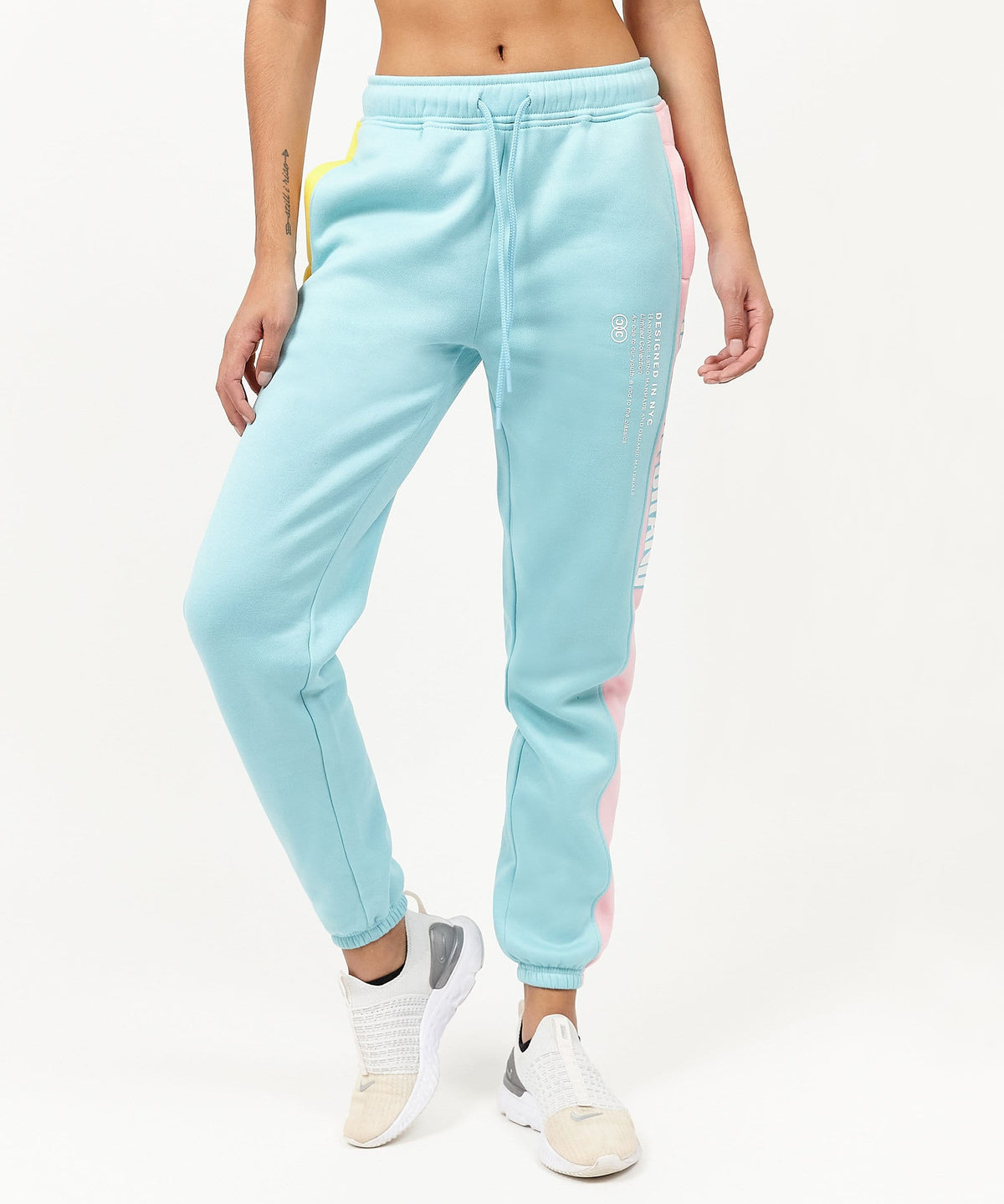 Reason Clothing Popular | Womens Blocked Joggers