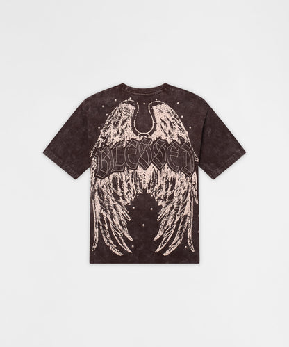 Reason Clothing Featured | Blessed Metal Stud Tee - Brown
