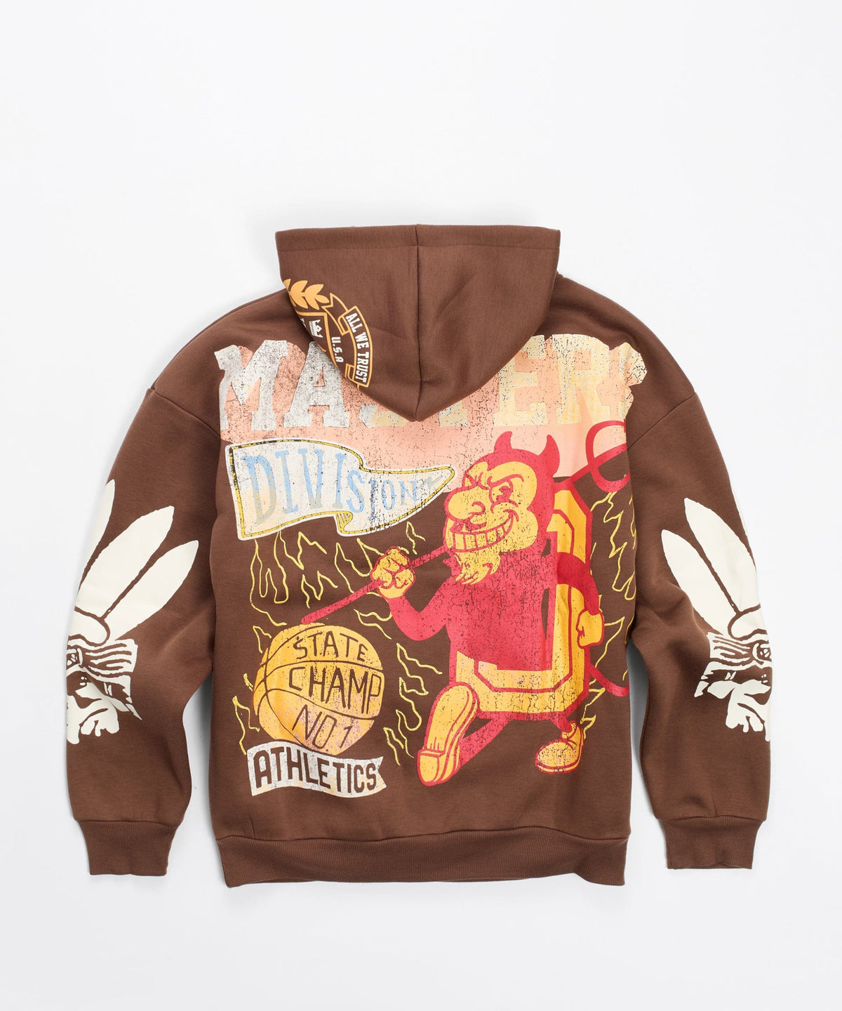 Reason Clothing Smart Buy | Kids World Class Crew Hoodie - Brown
