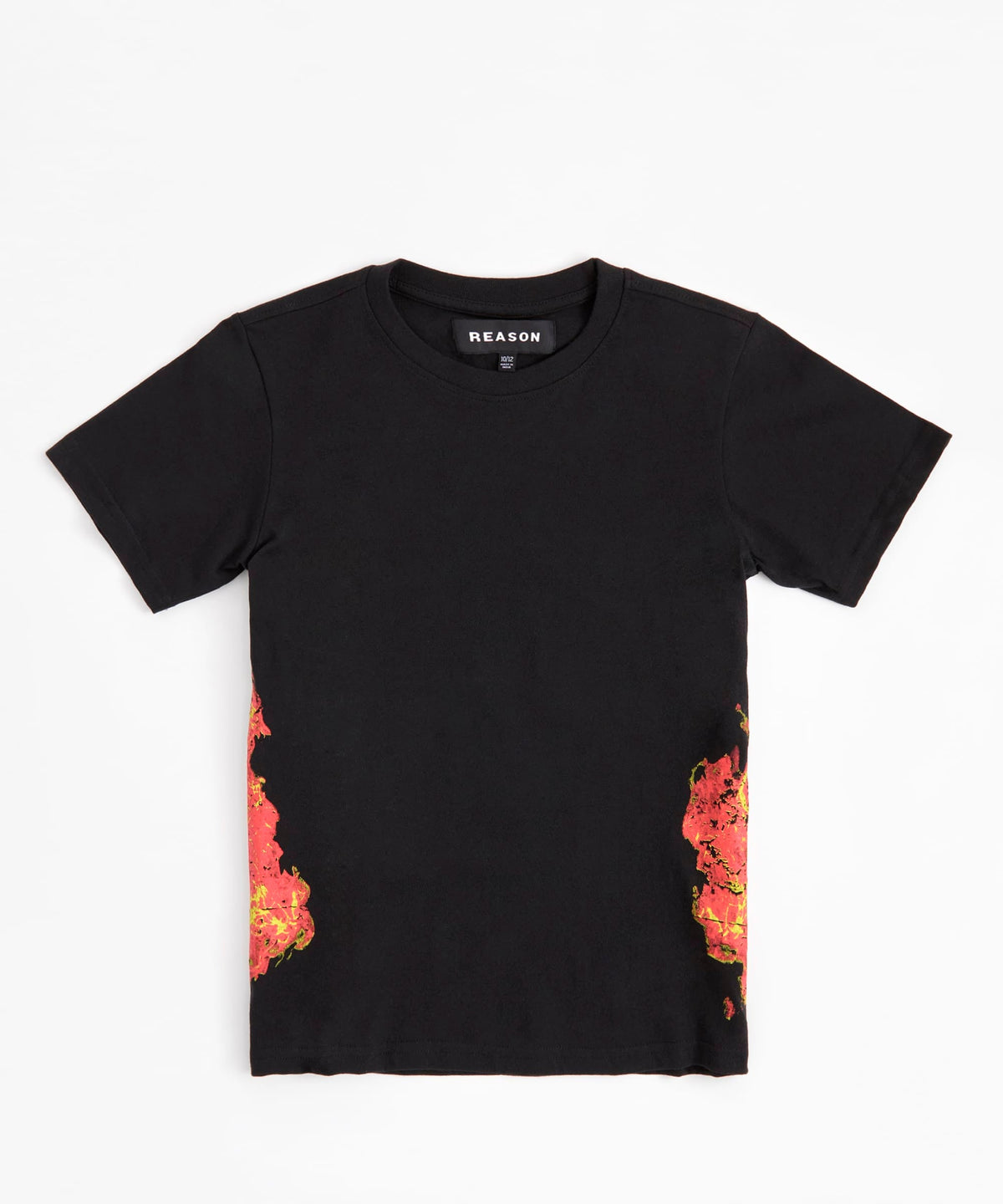 Reason Clothing Discount | Fearless Flames Tee - Black