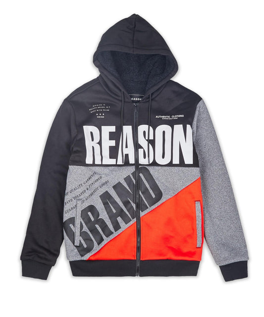 Reason Clothing Exclusive | Brad Zip Up Sherpa Hoodie