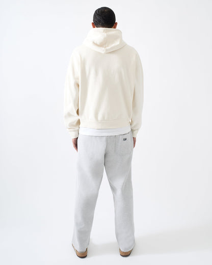 Reason Clothing Customer Favorite | Essential Boxy Fit Zip Up Hoodie - Cream