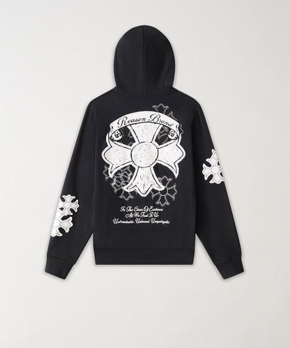 Reason Clothing Top Pick | Rebellion ZIP Up Hoodie - Black