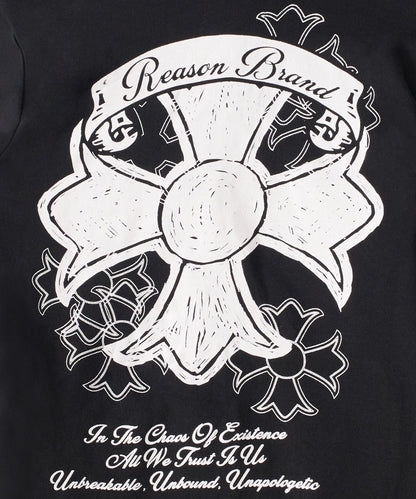 Reason Clothing Top Pick | Rebellion ZIP Up Hoodie - Black