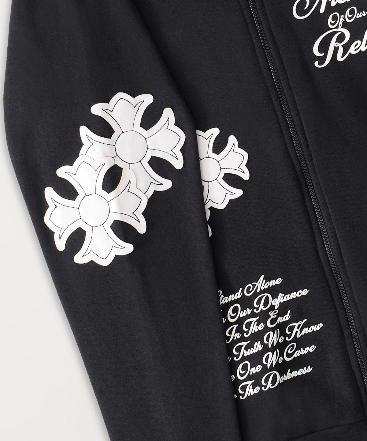 Reason Clothing Top Pick | Rebellion ZIP Up Hoodie - Black