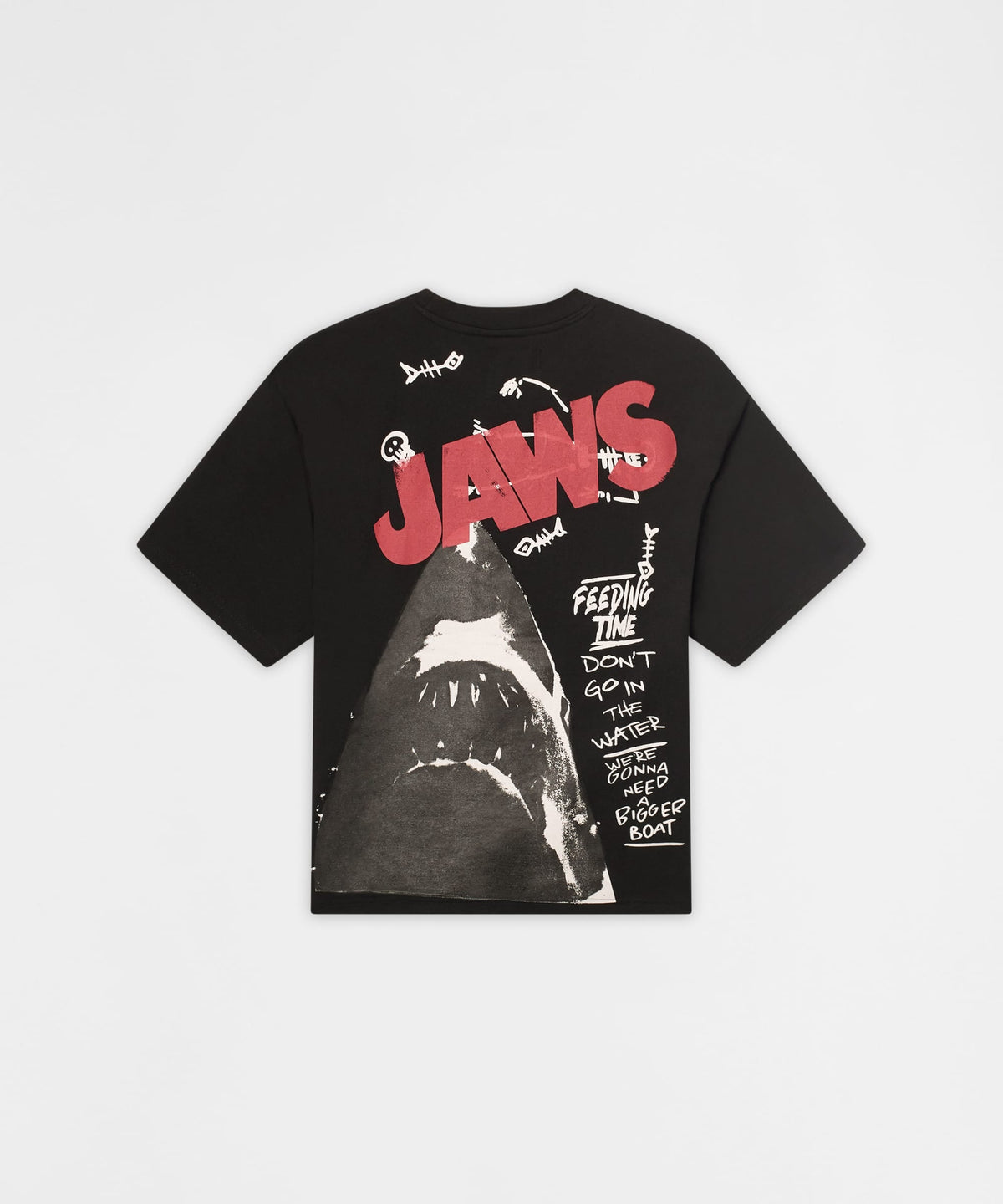 Reason Clothing Sale | Jaws Feeding Time Short Sleeve Tee - Black