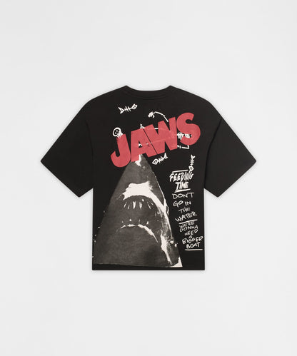 Reason Clothing Sale | Jaws Feeding Time Short Sleeve Tee - Black