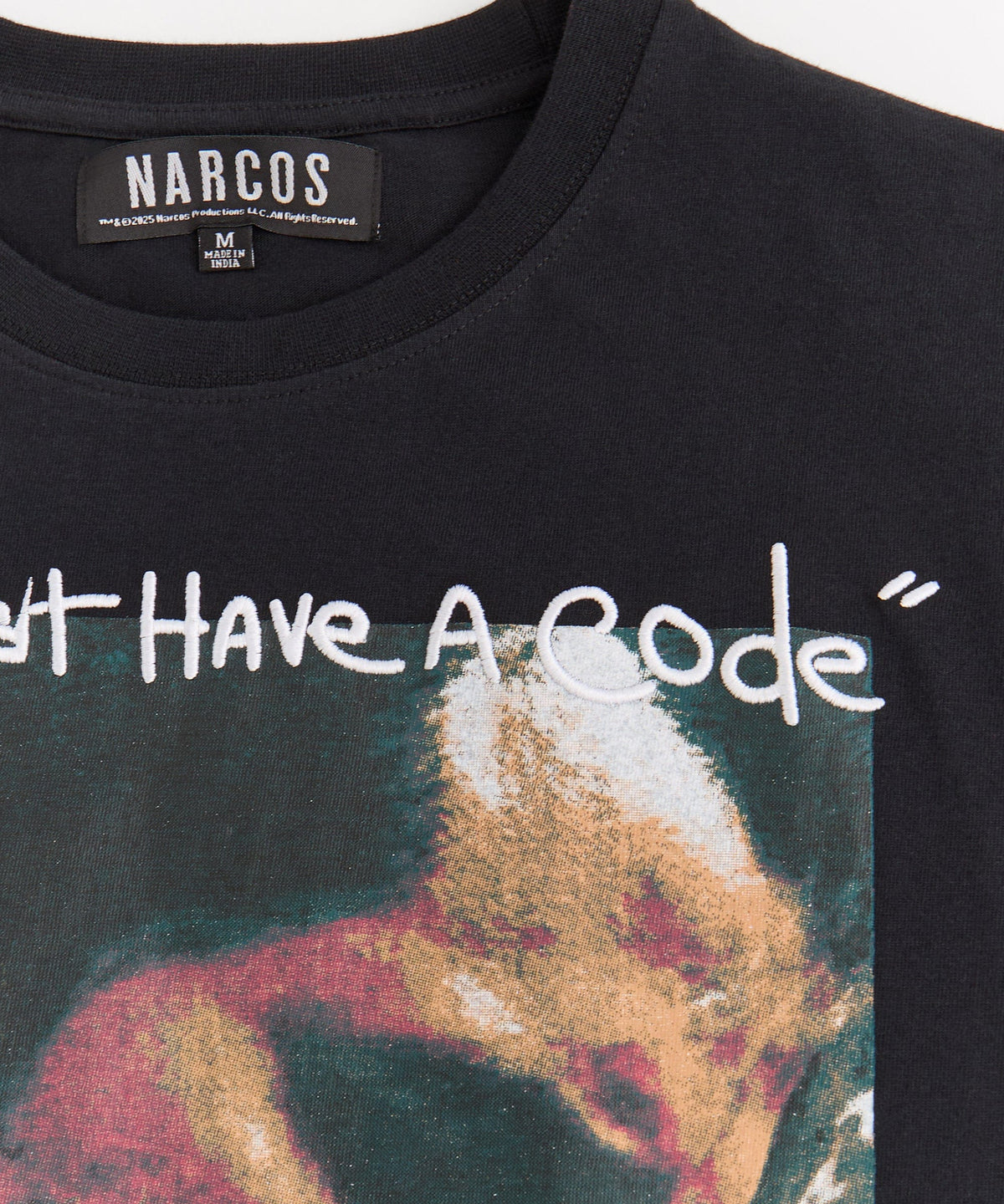 Reason Clothing Special Offer | Narcos "A Man Must Have a Code" Tee - Black