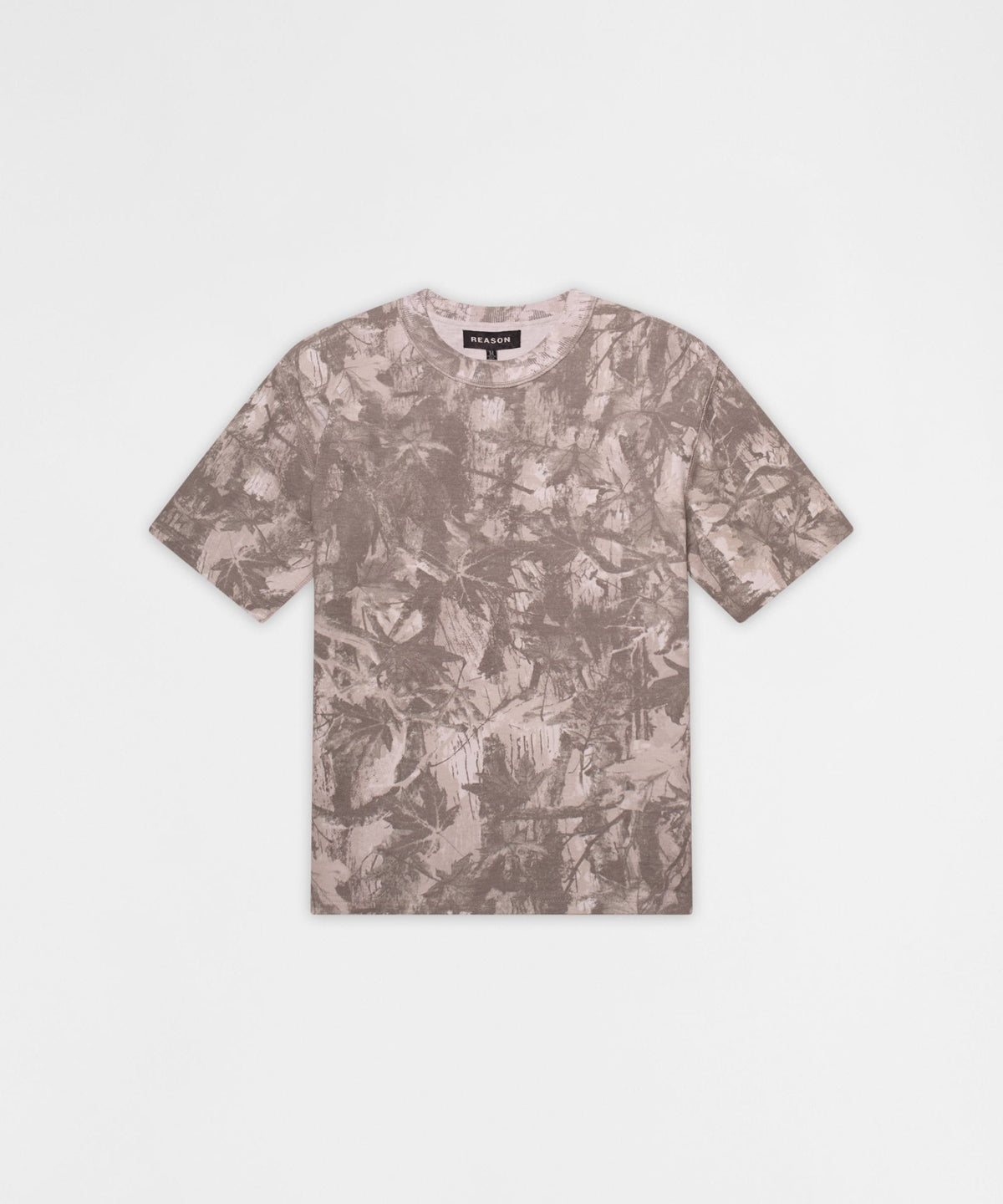 Reason Clothing Signature | Essentials French Terry Short Sleeve Tee - Light Grey Tree