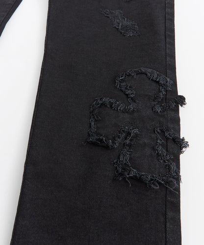 Reason Clothing Recommended | Chaos Distressed Skinny Jeans - Black