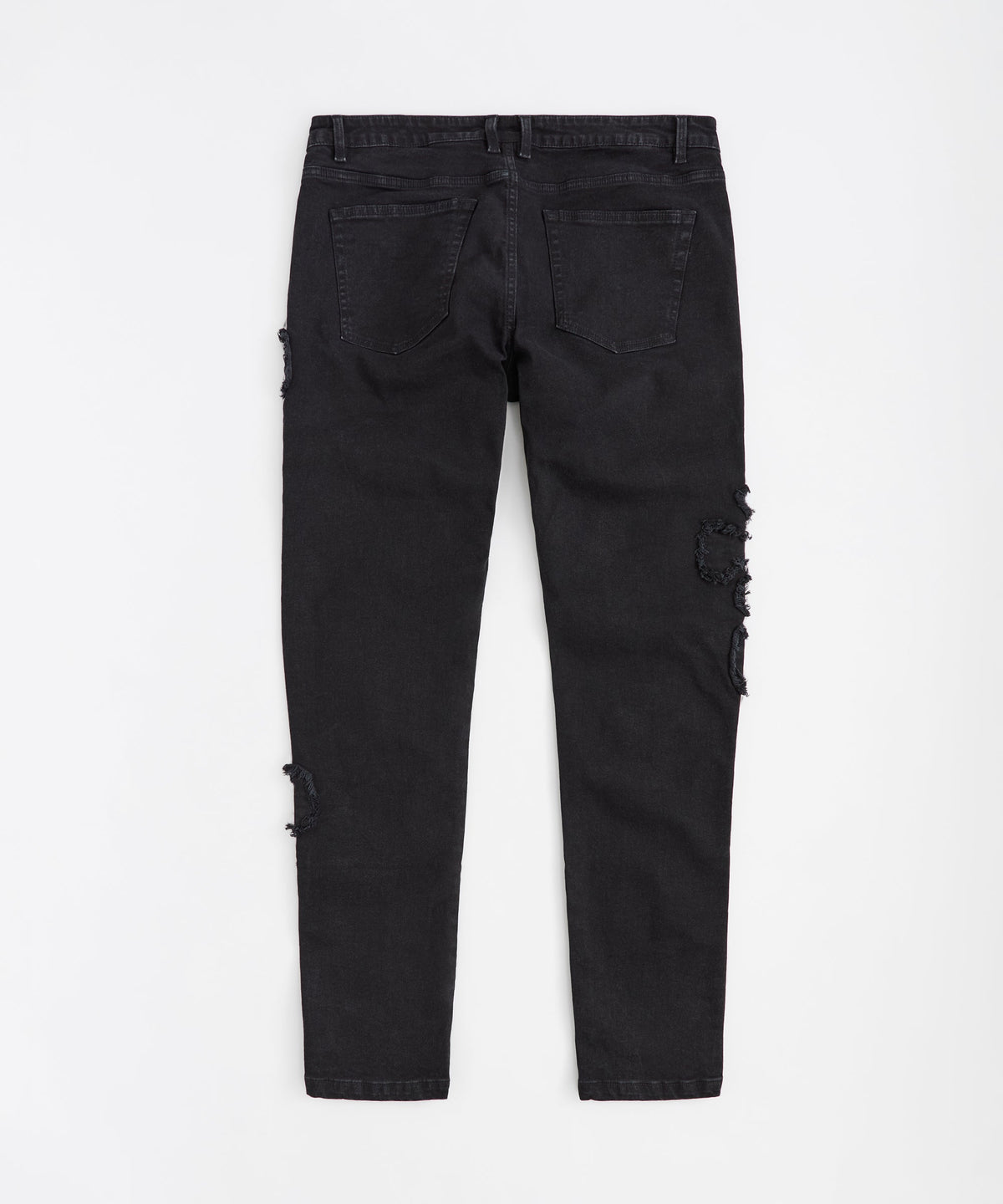 Reason Clothing Recommended | Chaos Distressed Skinny Jeans - Black