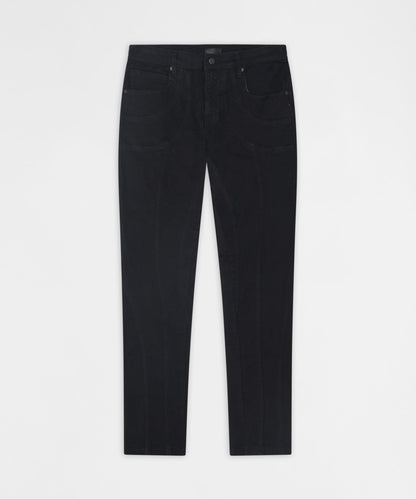 Reason Clothing Latest | Classic Panel Skiny Jeans - Black