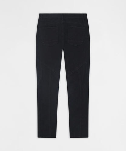 Reason Clothing Latest | Classic Panel Skiny Jeans - Black