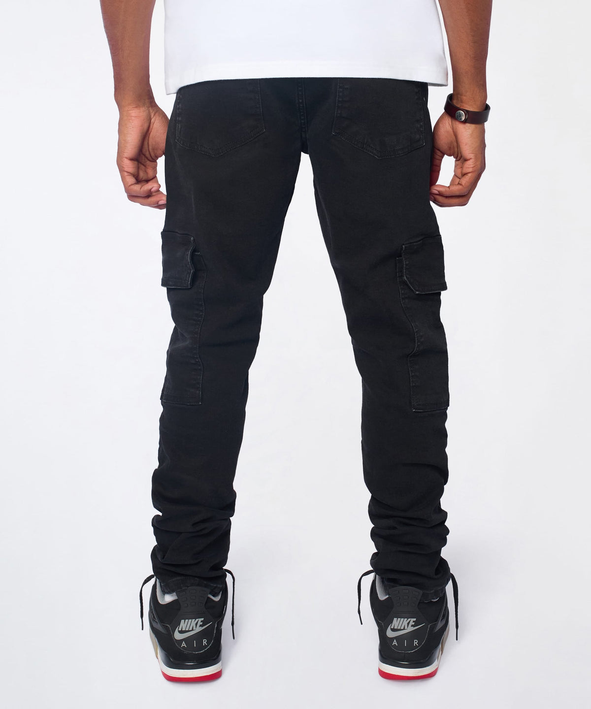 Reason Clothing Essential | Classic Cargo Pants - Black