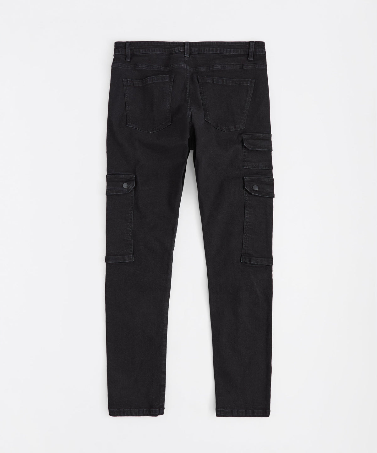 Reason Clothing Everyday | Classic Distressed Cargo Pants - Black