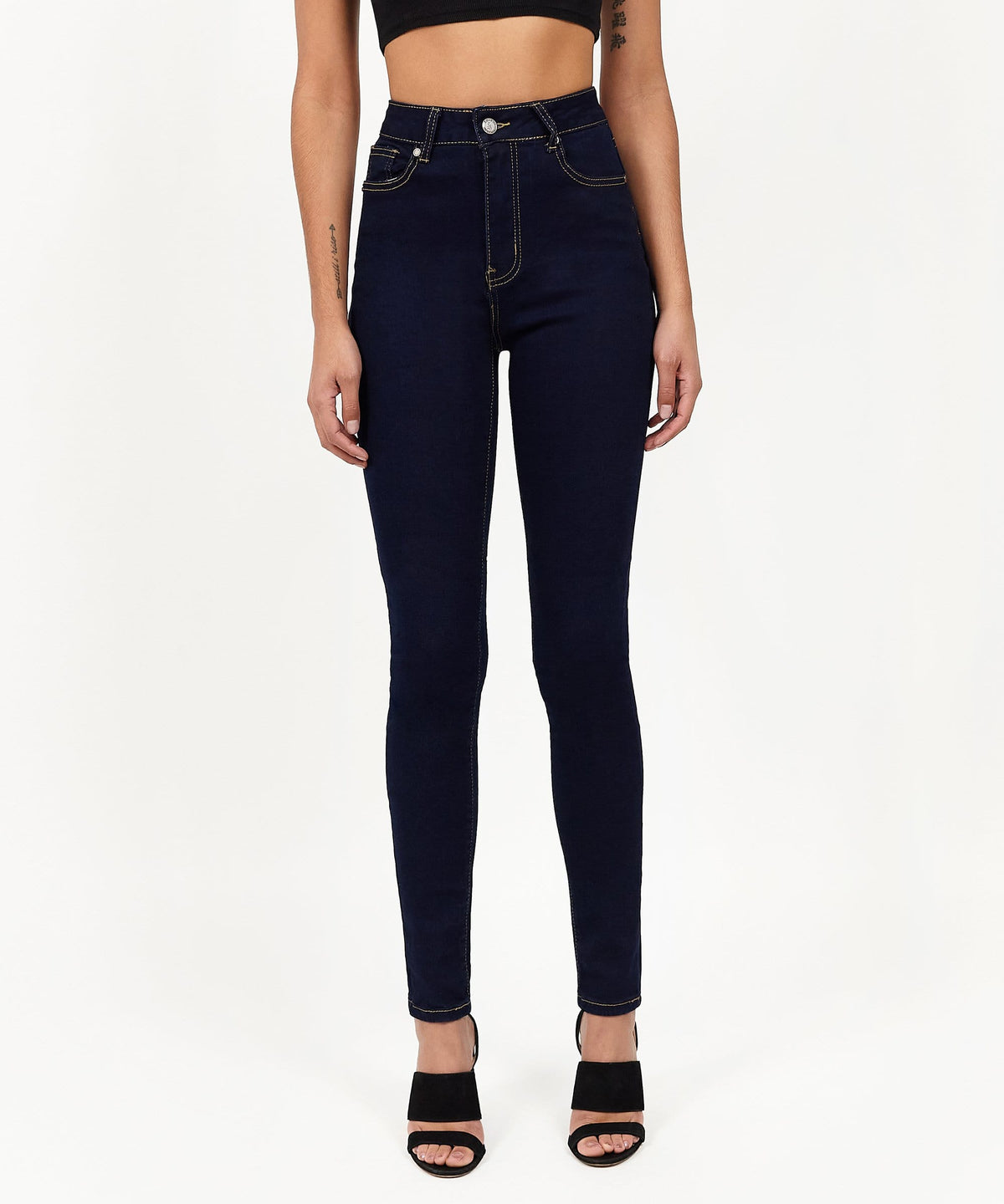 Reason Clothing Quality | Womens Charlotte High Waist Slim Jeans