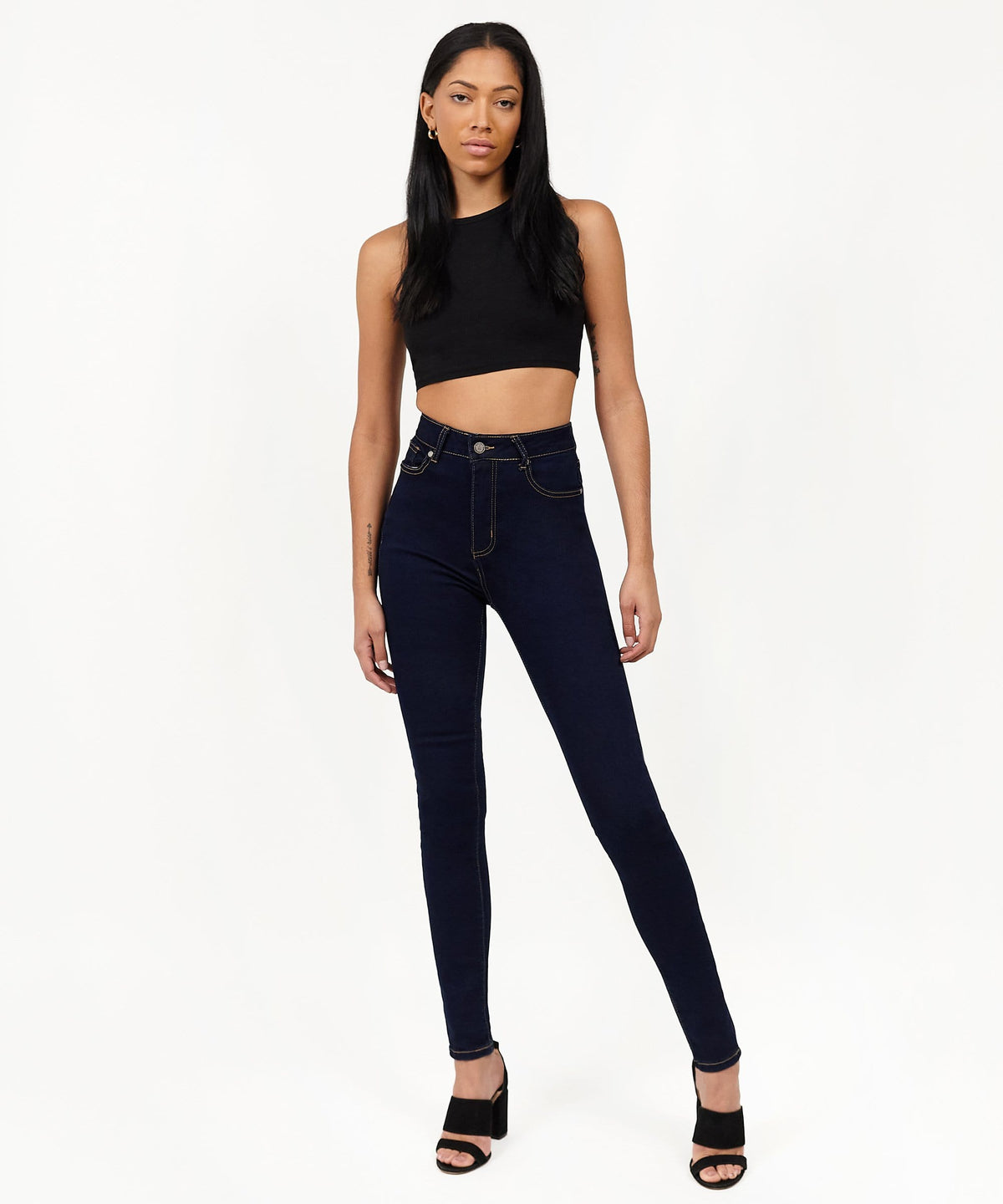 Reason Clothing Quality | Womens Charlotte High Waist Slim Jeans