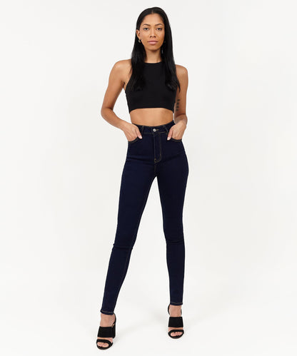Reason Clothing Quality | Womens Charlotte High Waist Slim Jeans