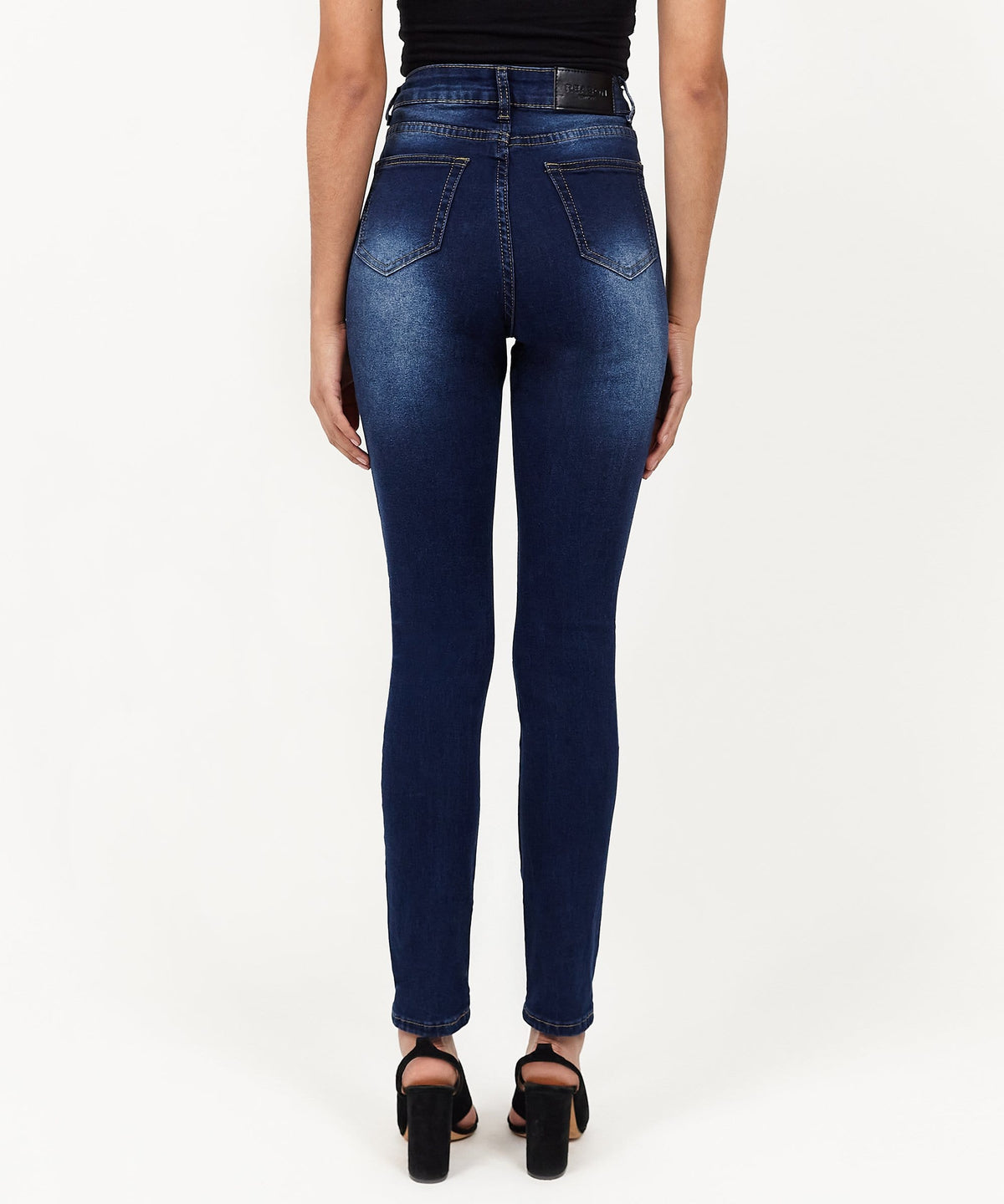 Reason Clothing Essential | Womens Emma Dark Wash Slim Jeans