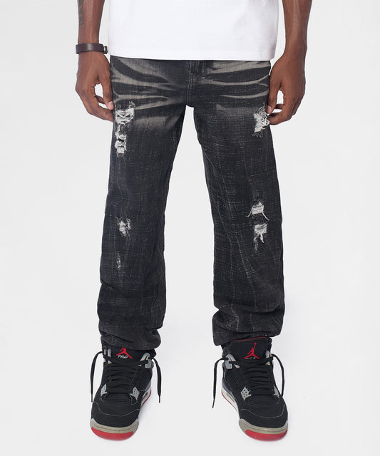 Reason Clothing Featured | Washed Denim Pant