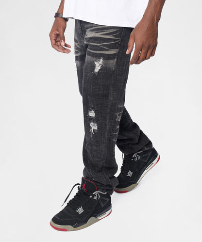 Reason Clothing Featured | Washed Denim Pant