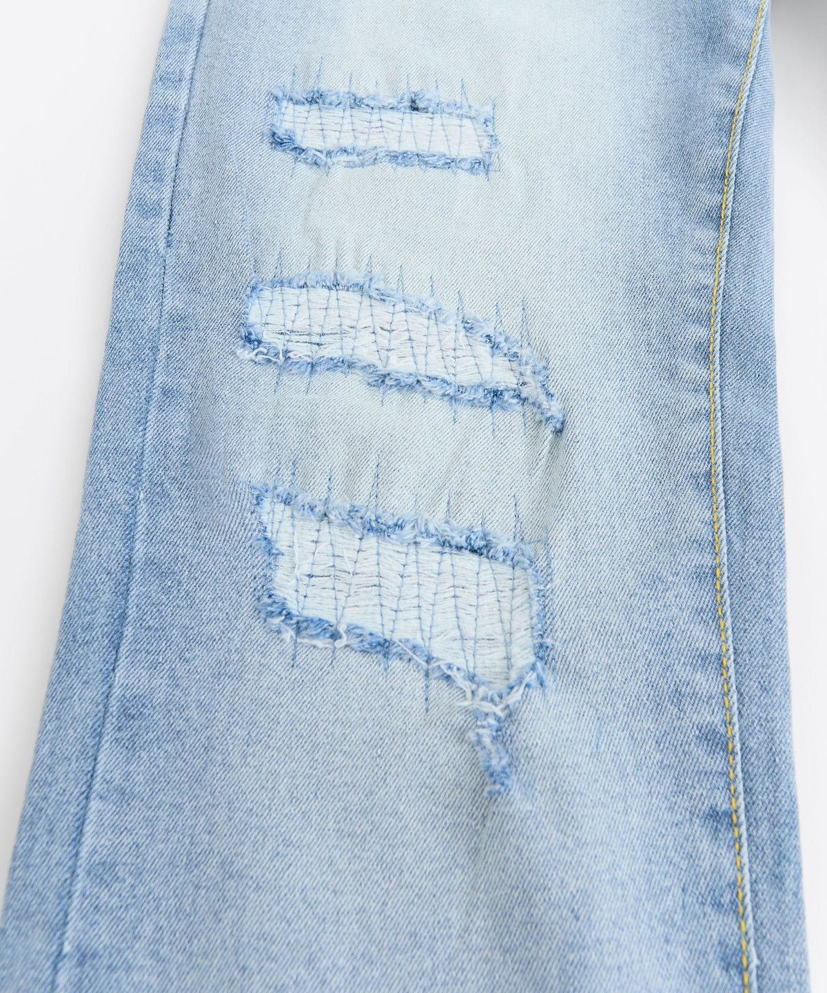 Reason Clothing Everyday | Plus Size Ripped Denim Jeans - Blue