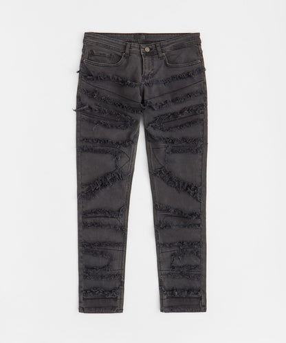 Reason Clothing Premium | Plus Size Light Washed Jeans - Dark Grey