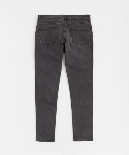 Reason Clothing Premium | Plus Size Light Washed Jeans - Dark Grey