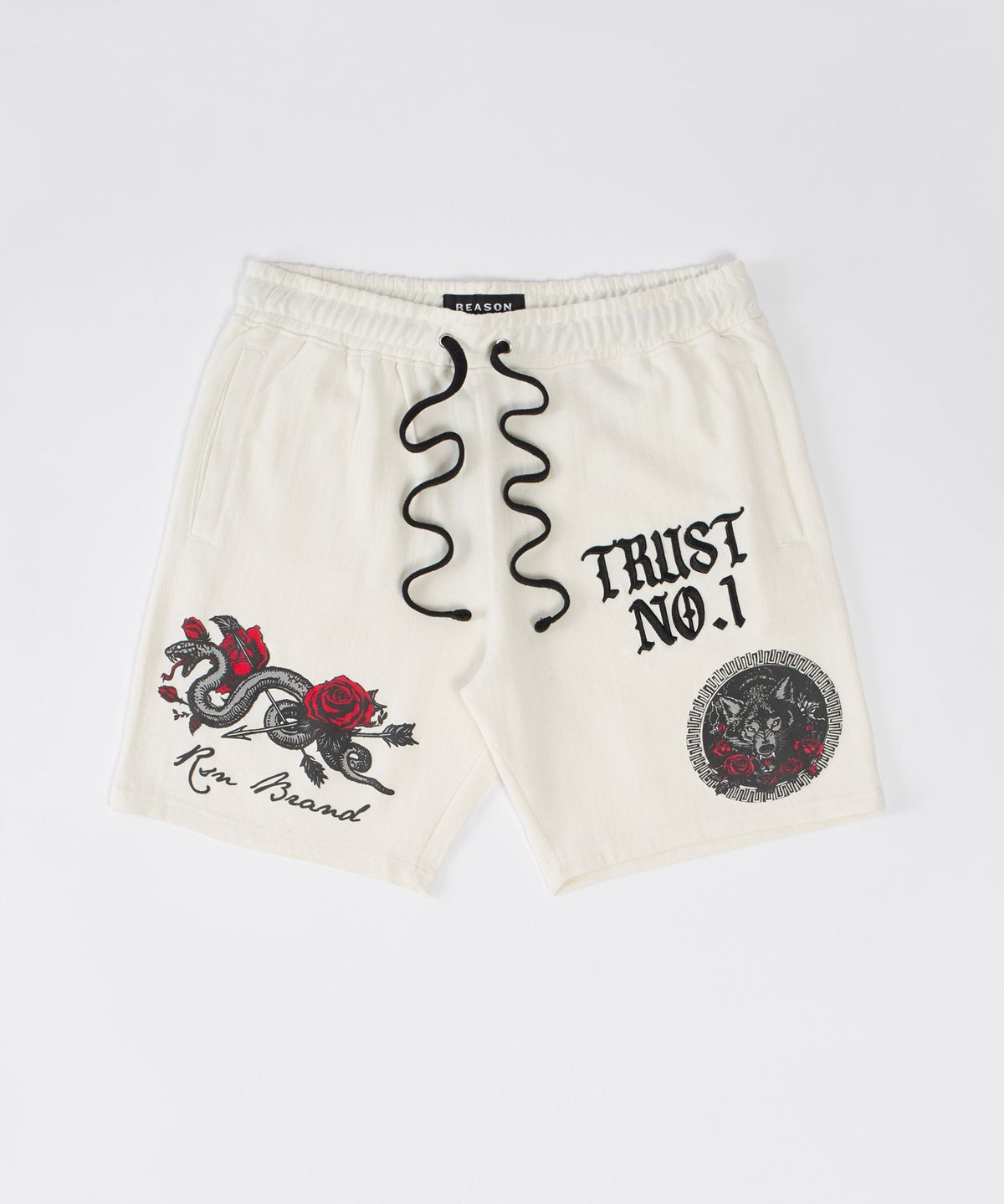 Reason Clothing Premium | Plus Size Trust No 1 Fleece Short