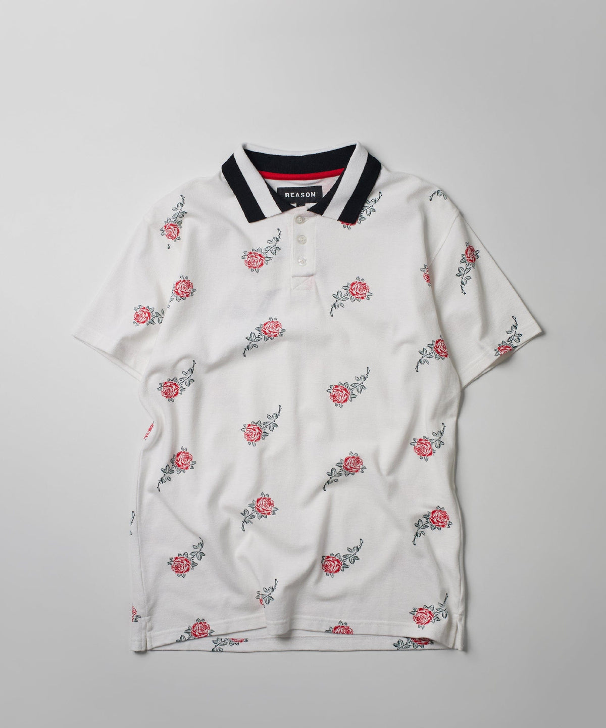 Reason Clothing Popular | Aop Rose Polo